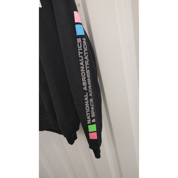 Hyper Space NASA Womens Hoodie Oversized Graphic Medium - Picture 3 of 5